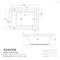 Atlantis Whirlpools Venetian 42 x 60 Rectangular Soaking Bathtub 4260VNS - alternate 6